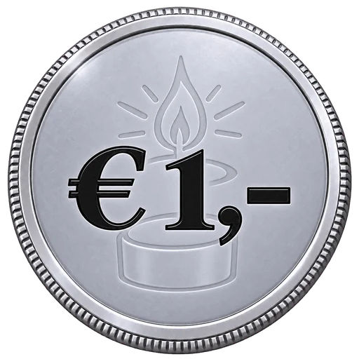€ 1,-